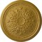 Ekena Millwork Luton Ceiling Medallion (Fits Canopies up to 1 1/8"), Hand-Painted Pharaohs Gold, 15 3/4"OD x 5/8"P CM16LUPGS - alternate 1